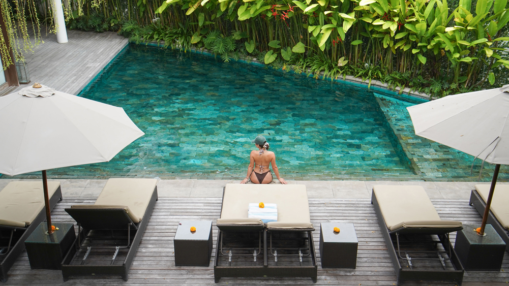 Elite Havens - Villa Indrani - Canggu - Bali Indonesia - Relaxing pool area